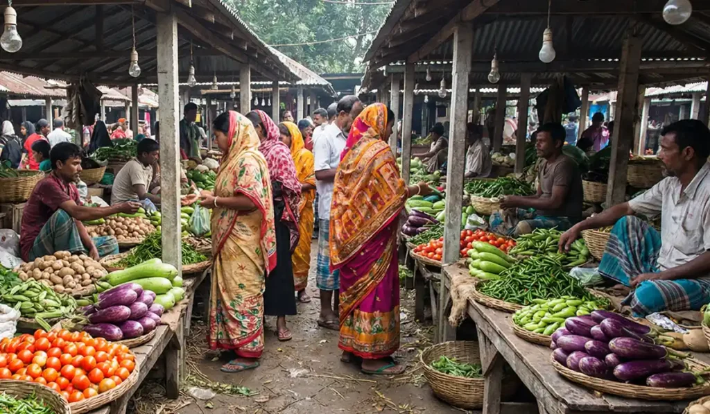 আজকের কাঁচা বাজার মূল্য তালিকা