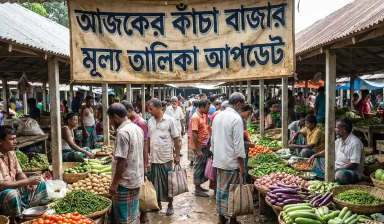 আজকের কাঁচা বাজার মূল্য তালিকা ২০২৬