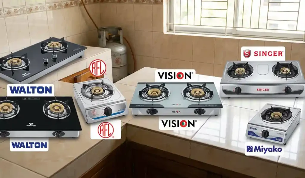 আরএফএল ওয়ালটন ভিশন সিঙ্গার মিয়াকো গ্যাসের চুলার দাম