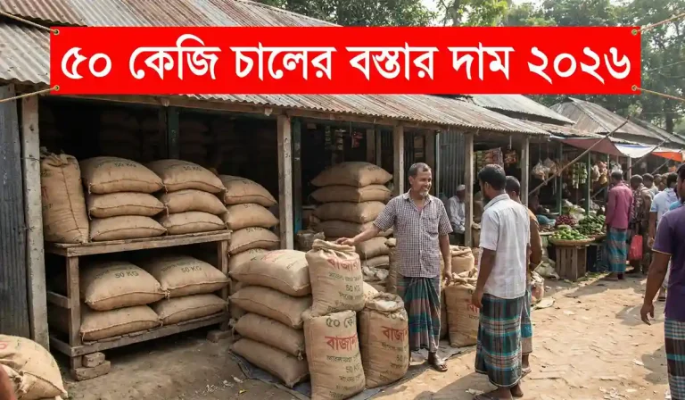 ৫০ কেজি চালের বস্তার দাম ২০২৬ | মিনিকেট, ২৮ ও অন্যান্য চালের বাজারদর
