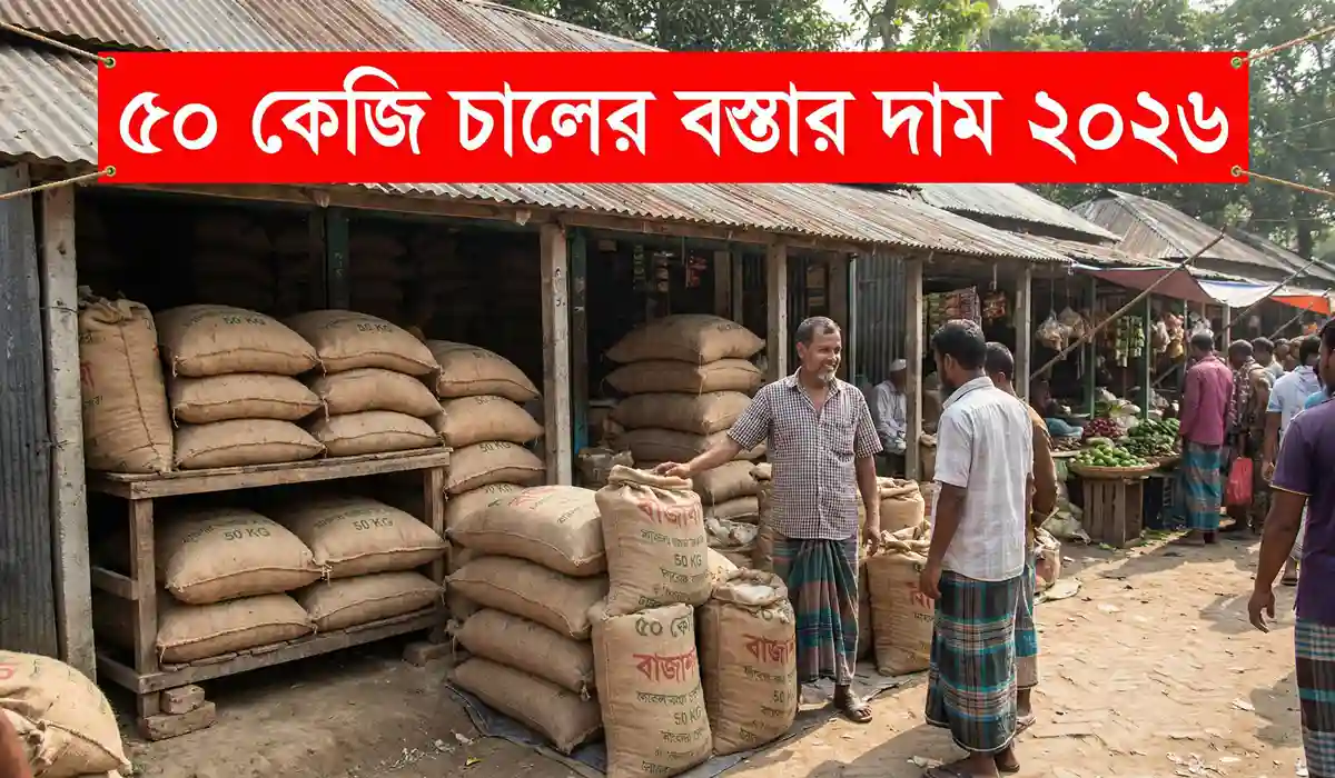 ৫০ কেজি চালের বস্তার দাম ২০২৬ | মিনিকেট, ২৮ ও অন্যান্য চালের বাজারদর